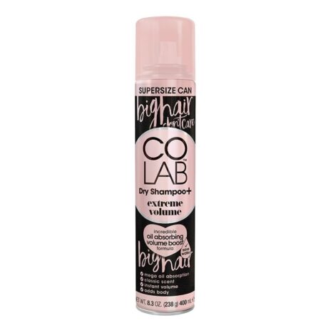 Colab Dry Shampoo+ Extreme Volume 200ml για άμεση φρεσκάδα & εντυπωσιακό όγκο στα μαλλιά