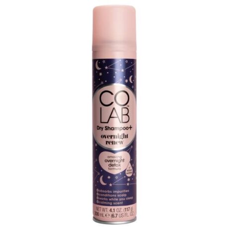 Colab Dry Shampoo+ Overnight Renew 200ml για φρεσκάδα & αναζωογόνηση των μαλλιών στη διάρκεια της νύχτας
