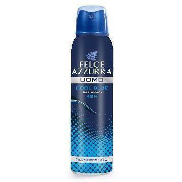 Felce Azzurra Deodorant Spray Coolblue 150ml – Ανδρικό αποσμητικό σπρέι με δροσερό άρωμα και 48ωρη προστασία