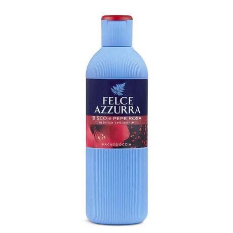 Felce Azzurra Ibisco & Pepe Rosa Shower Gel 650ml με ενυδάτωση & αισθησιακό άρωμα