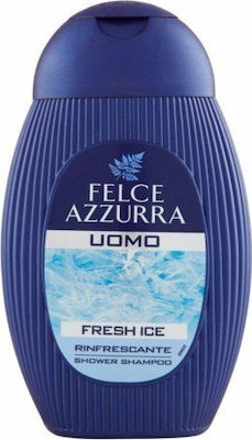 Felce Azzurra Shampoo Man Fresh Ice 400ml με δροσερό άρωμα & αναζωογονητική αίσθηση