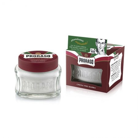 Κρέμα Προ Ξυρίσματος Proraso Κόκκινη 100ml με άρωμα σανταλόξυλου