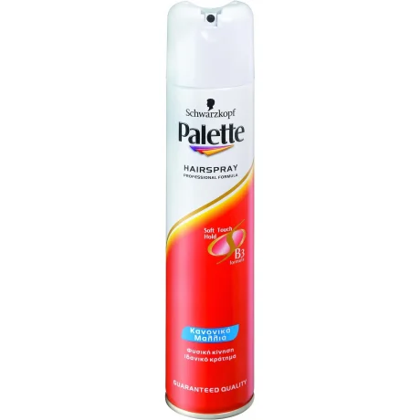 Palette Hairspray Φυσικό Κράτημα 300ml – Λακ μαλλιών με φυσικό κράτημα και διάρκεια για εύκολο styling χωρίς κατάλοιπα