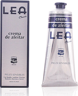 Lea Classic Shaving Cream 100gr – Κρέμα ξυρίσματος με σανταλόξυλο και βρύα για βαθύ, άνετο ξύρισμα και προστασία της επιδερμίδας